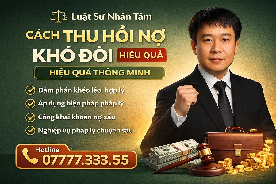[Tư vấn] Cách thu hồi nợ khó đòi hiệu quả thông minh từ luật sư Nhân Tâm